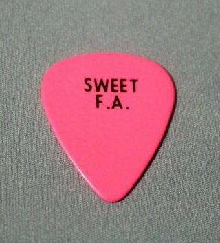 Sweet F.  A.  // Vintage 90s Tour Guitar Pick Pink/black Fa Poison Ratt Slaughter