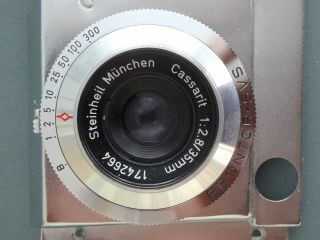 Iloca 3D Stereo Lens pair Steinheil München Cassarit f2.  8/35mm in Prontor - SVS 4
