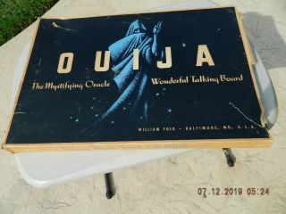 Vintage Ouija Board Game William Fuld 1960 