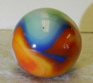 9653m Vintage Vitro Agate Shooter Marble.  85 Inches
