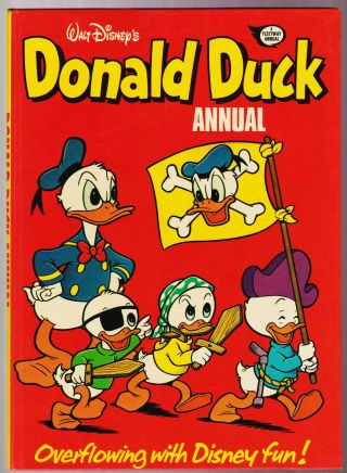 Vintage Book Walt Disney’s Donald Duck Annual 1977 Hc Hardcover