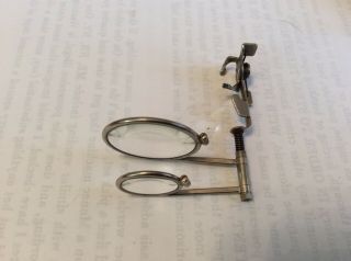 VINTAGE BEHR DOUBLE LOUPE JEWELERS CLIP ON MODEL 55 UNIVERSAL 6