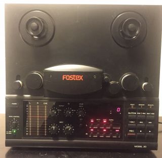 Fostex Model 20 Reel To Reel 2 Track Stereo Player/recorder