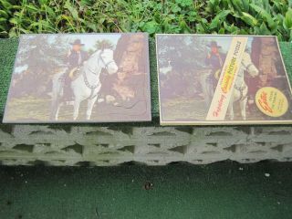 Vintage 1950 Hopalong Cassidy Picture Puzzle With Matching Cardboard Cover
