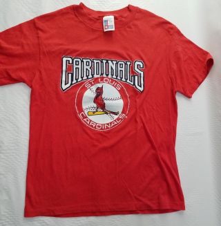 Vintage St Louis Cardinals T - Shirt Sz Xl X - Large Baseball Mlb Shirt