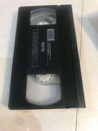 Vintage Horror VHS RATS 1983 Cult 80’s Gore 3