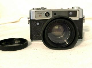 Vintage Yashica I C Lynx 14 E Camera With Lens