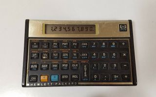 Vintage Hp 12c Financial Calculator Voyager Made In Brazil
