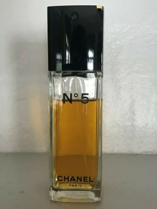 Vintage Chanel No.  5 Edt Eau De Toilette Womens Perfume Spray 3.  4oz/100ml