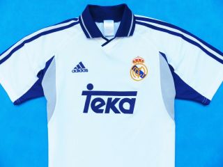 Vintage Shirt Adidas Real Madrid Home 2000 - 01 Jersey Camiseta Size: S (small)