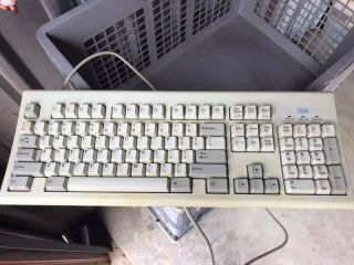 Vintage Ibm Computer Keyboard Kb - 6233