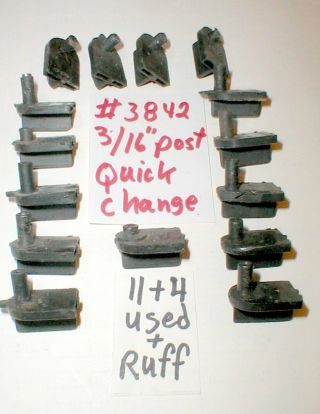 (15) Slot Car Guides Quick Change Kits 3/16 " Post By Cox Vintage 3842