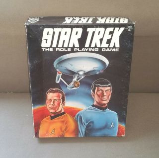 Star Trek Rpg - Vintage 1983 Fasa Box Set - Complete