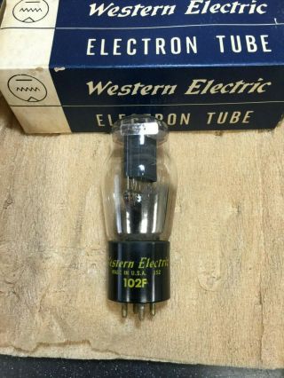 Western Electric 102f Vacuum Tube 1964 Bjr9994