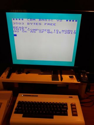 Vintage Commodore Vic 20 Computer with power cord 2