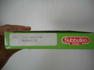 Vintage Boxed Subbuteo Colchester Heraclis 51 Toy Football Team 6