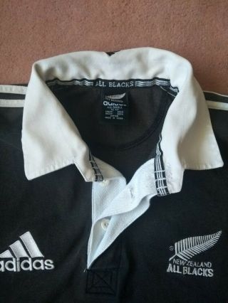 Men ' s Zealand All Blacks Vintage Rugby Shirt SMALL 2