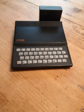 Vintage Sinclair Zx81 Computer With Zx 16k Ram