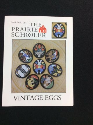The Prairie Schooler Vintage Eggs Book 184 Easter Chicks Rabbit Sampler Small