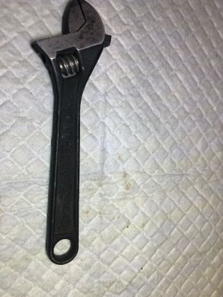 Vintage 4 Inch Crescent Tool Adjustable Mini Wrench Usa Made (black Oxide)