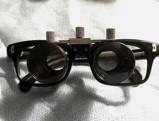 Vintage Ophthalmic Binocular Loupe With Case