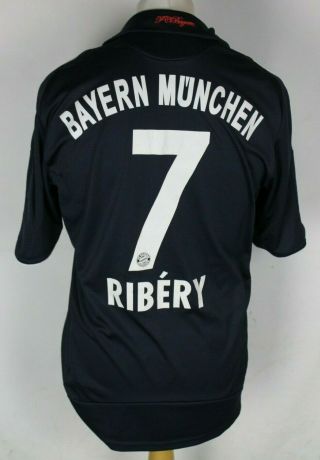 Ribery 7 Vintage Bayern Munich Away Football Shirt 08 - 09 Adidas Mens Medium