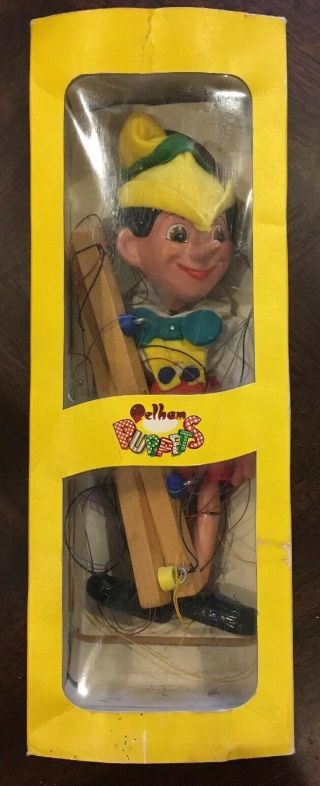 Vintage Pelham Marionette Pinocchio Puppet 1960 