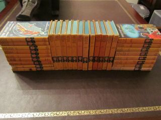 Tom Swift Jr.  Books 1 - 27 (except 10) All Yellow Spine Matte Covers,  Many Early