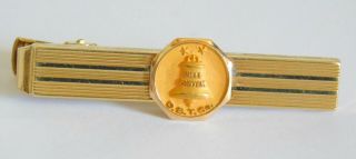 Vintage Anson 12k Gold Filled Bell System D.  S.  T.  Co.  Tie Clasp