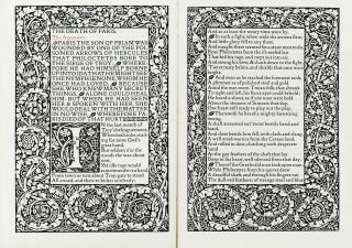 William Morris / Six Kelmscott Press Leaves From The Earthly Paradise 1897