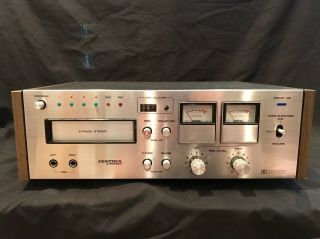Pioneer Rh - 65 8 Track Tape Player/recorder Wood Grain Side Panels - Great