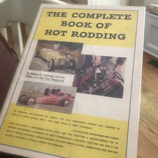 The Complete Book Of Hot Rodding By Robert Peterson Hardcover With Book Jacket