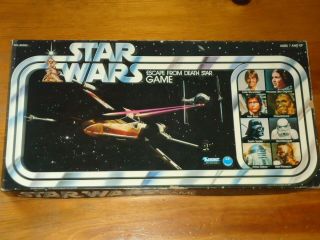 Vintage 1977 Kenner Star Wars Escape From Death Star Board Game Complete