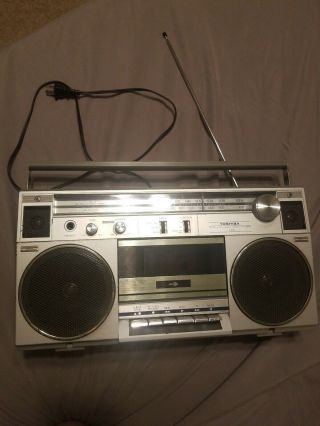 Vintage Toshiba Boombox Rt - 120s Great Shape,  Ghetto Blaster Soundwave