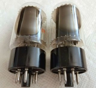 Rca 6l6gc Black Plate 2 - Tubes Holy Grail O - Getter Strong Matched Pair 70 