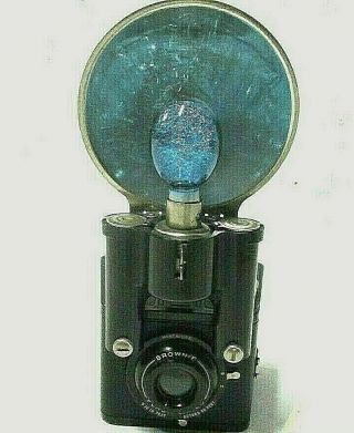 Vintage 1940s Kodak Brownie Flash Six 20 Camera W/ Flash & Bulb
