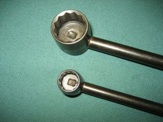 Vintage Snap On Hammer Head Socket Wrench 7/16 " X 1/2 ",  11/16 X 3/4 " Set