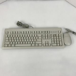 Vintage Apple Design Keyboard M2980,  Adb Mouse Ii M2706 - Missing Key - 2.  B6