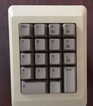 Macintosh 128k 512k Plus 512ke Number Key Pad Apple