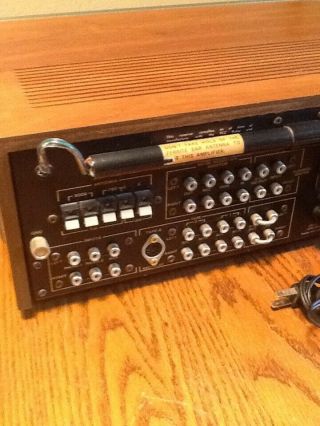SANSUI MODEL 7 AM/FM STEREO RECEIVER WITH MANUALS.  A BEAUTY 8