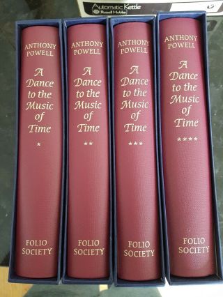 A Dance To The Music Of Time By Anthony Powell Folio Society 4 Volumes As