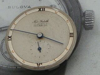 Bumper Vintage Automatic 60s Mens Watch Movement Ardath 17j Watchmaker Vguc