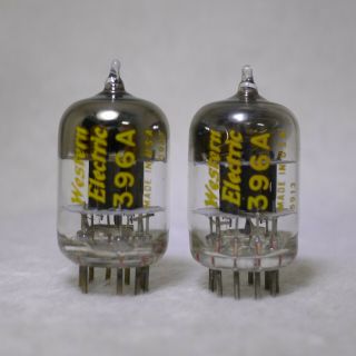 Matched Pair Western Electric 396a/2c51 Square Getter 1959 Tightly Matched