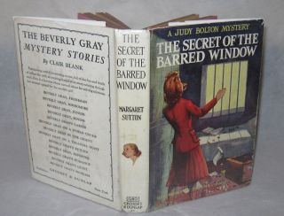 Vtg.  Judy Bolton Mystery Book The Secret Of The Barred Window Hd Dj 1940s 1943
