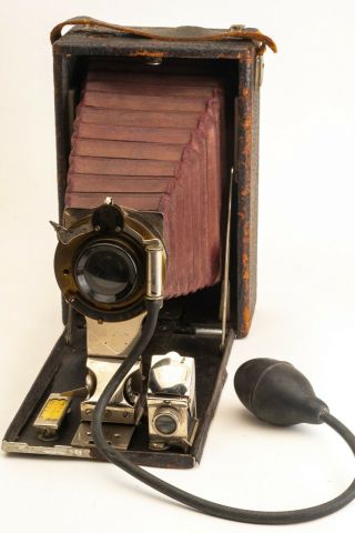 Eastman Kodak No.  3 - A Film Premo Camera - 3¼ X 5½” W/ Rubber Bulb