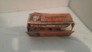Mazda Lamp Bulbs No.  1158 Auto 6 - 8 Volts Vintage Box Westinghouse