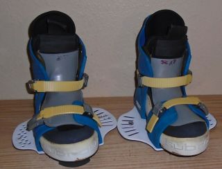 Vintage Sub Rosa Xtc Wakeboard Bindings Boots Size Large