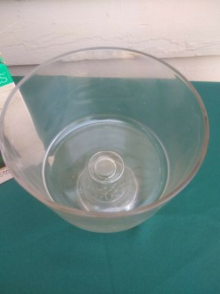 Vintage anchor hocking wexford glass trifle fruit bowl 3