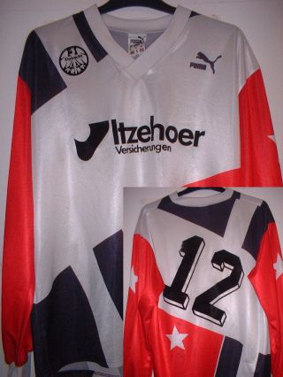 Eintracht Frankfurt Puma Vintage Xl Football Soccer Shirt Jersey Trikot Germany