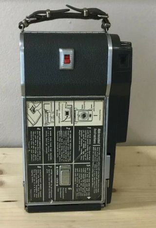 Vintage POLAROID 900 ELECTRIC EYE LAND CAMERA with Case Flash & Manuals 5